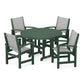 POLYWOOD - Coastal 5-Piece Round Farmhouse Dining Set                FREE SHIPPING