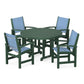POLYWOOD - Coastal 5-Piece Round Farmhouse Dining Set                FREE SHIPPING