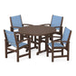 POLYWOOD - Coastal 5-Piece Round Farmhouse Dining Set                FREE SHIPPING