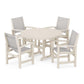 POLYWOOD - Coastal 5-Piece Round Farmhouse Dining Set                FREE SHIPPING