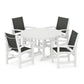 POLYWOOD - Coastal 5-Piece Round Farmhouse Dining Set                FREE SHIPPING