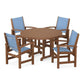 POLYWOOD - Coastal 5-Piece Round Farmhouse Dining Set                FREE SHIPPING