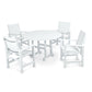 POLYWOOD - Coastal 5-Piece Round Farmhouse Dining Set                FREE SHIPPING