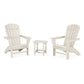 POLYWOOD - Nautical 3-Piece Curveback Adirondack Set                           FREE SHIPPING