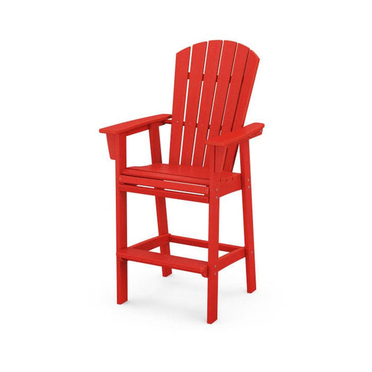 Polywood - Nautical Curveback Adirondack Bar Chair - FREE SHIPPING