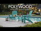 POLYWOOD - Classic Adirondack Folding Ottoman                                 FREE SHIPPING