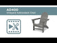 POLYWOOD - Vineyard Adirondack Chair                                      FREE SHIPPING