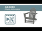 POLYWOOD - Classic Adirondack Chair                                                        FREE SHIPPING