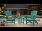 POLYWOOD - Nautical 3-Piece Curveback Adirondack Set                           FREE SHIPPING