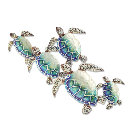 Sea Turtle Wall Decor Group Of Five