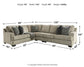 Bovarian 3-Piece Sectional with Ottoman