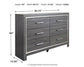 Lodanna Full Panel Bed with 2 Storage Drawers with Mirrored Dresser