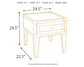 Todoe Coffee Table with 1 End Table