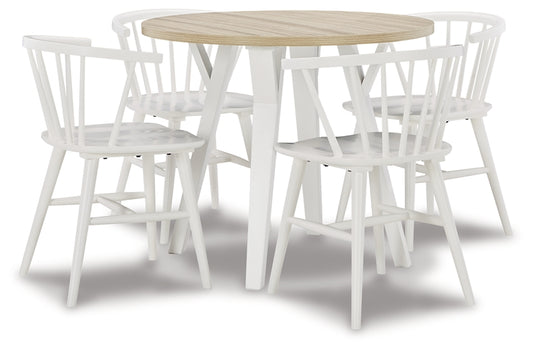 Ashley Express - Grannen Dining Table and 4 Chairs