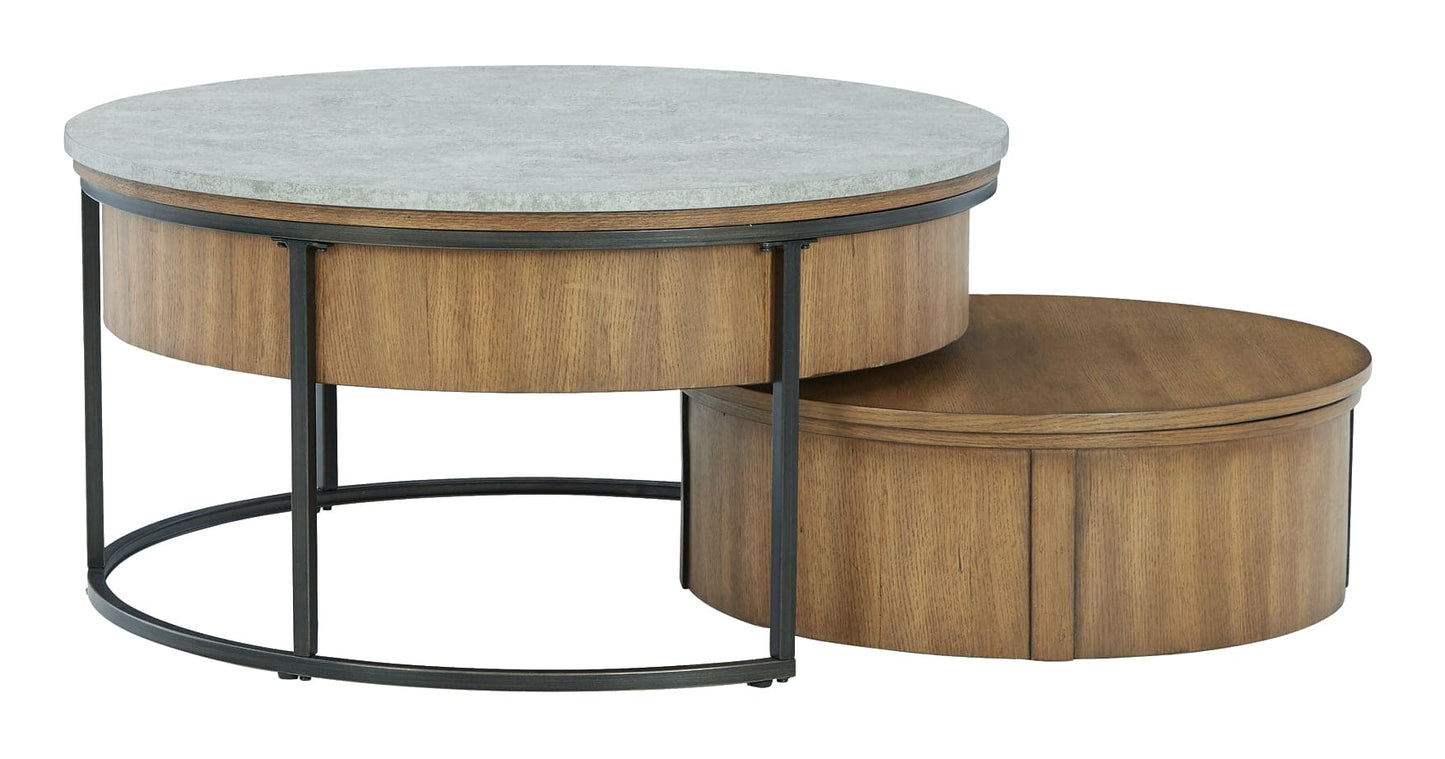 Ashley Express - Fridley Coffee Table with 2 End Tables