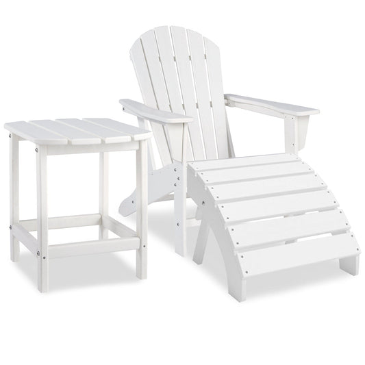 Ashley Express - Sundown Treasure Outdoor Adirondack Chair and Ottoman with Side Table