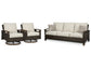 Paradise Trail Outdoor Sofa with 2 Lounge Chairs
