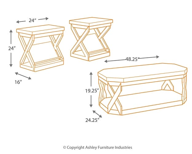 Ashley Express - Radilyn Occasional Table Set (3/CN)
