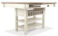 Bolanburg Counter Height Dining Table and 6 Barstools