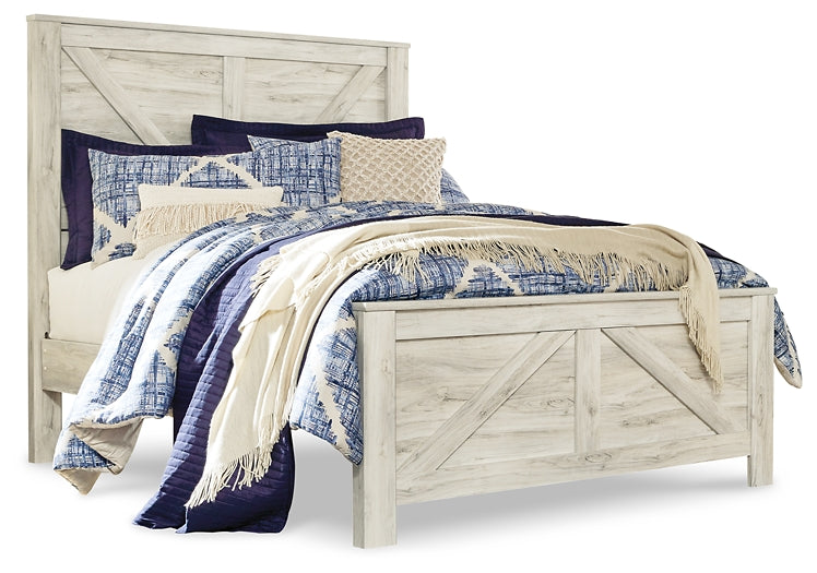 Ashley Express - Bellaby Queen Crossbuck Panel Bed with 2 Nightstands