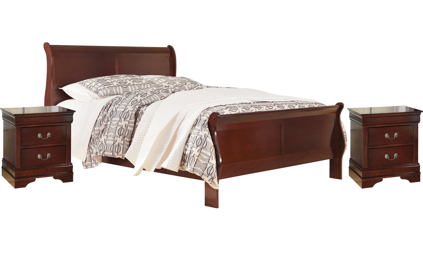 Ashley Express - Alisdair Queen Sleigh Bed with 2 Nightstands