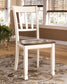 Whitesburg Dining Table and 6 Chairs with Storage