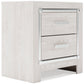 Altyra King Bookcase Headboard with Mirrored Dresser and 2 Nightstands