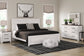 Gerridan King Panel Bed with Mirrored Dresser and 2 Nightstands