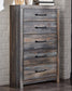 Drystan King Bookcase Bed with 4 Storage Drawers with Mirrored Dresser and 2 Nightstands