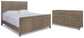 Chrestner King Panel Bed with Dresser