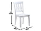 Naples Side Chair, White