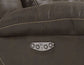 Aria Dual-Power Reclining Sofa, Saddle Brown