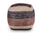 Jamal Handwoven Pouf