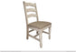 Solid Wood Chair w/ Fabric Seat