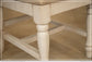 Solid Wood Chair w/ Fabric Seat