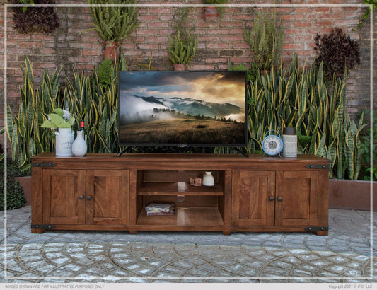 2 Door 93" TV Stand