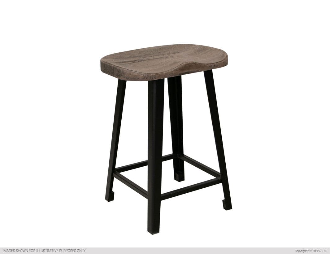 24" Wooden Stool