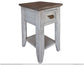 1 Drawer w/ Shelf, End Table