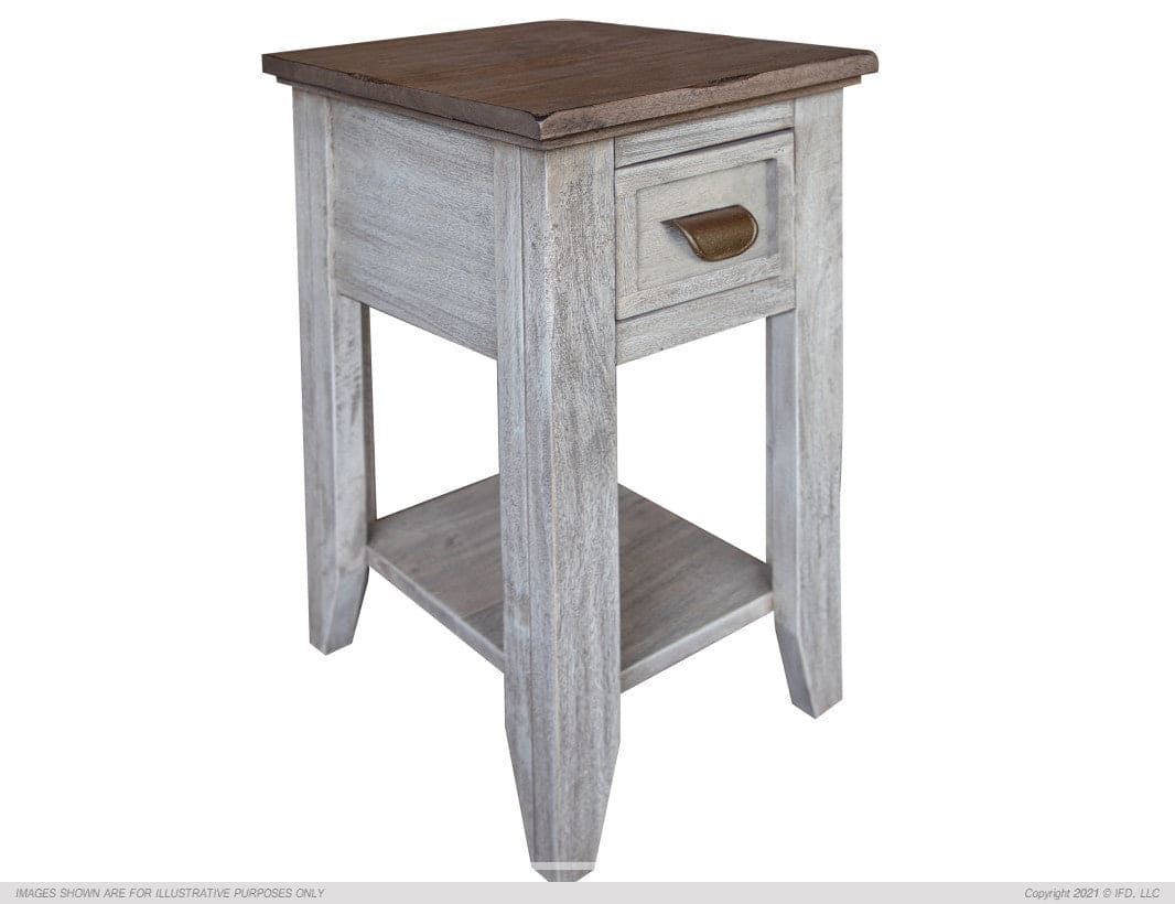 1 Drawer w/ Shelf, Chair Side Table