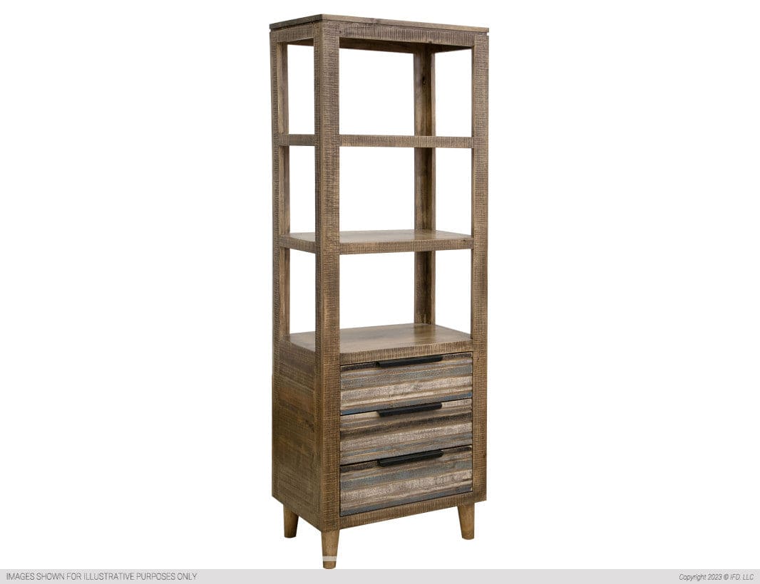 3 Drawers, Bookcase Blue