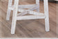 Two Tone 30" Wooden Stool