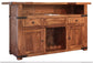 Glass Holder & Shelf Bar Mirror