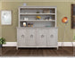 Hutch for Console, Ivory finish