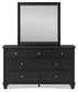 Lanolee Dresser and Mirror