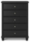 Lanolee Five Drawer Chest