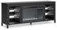 Cayberry TV Stand with Fireplace