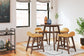 Ashley Express - Lyncott Counter Height Dining Table and 4 Barstools
