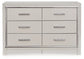 Zyniden Six Drawer Dresser