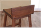 Brown 30" Wooden Stool