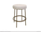 Wooden Frame & Metal Base, 24" Stool